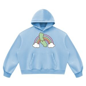 Cali Love | Vintage Wash Boxy Fleece Hoodie